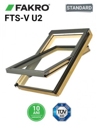 Fereastra mansarda + rama Fakro standard FTS-V U2